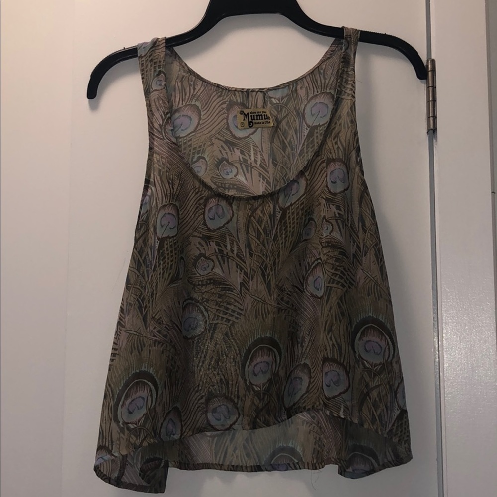 Show Me Your Mumu Peacock Tank